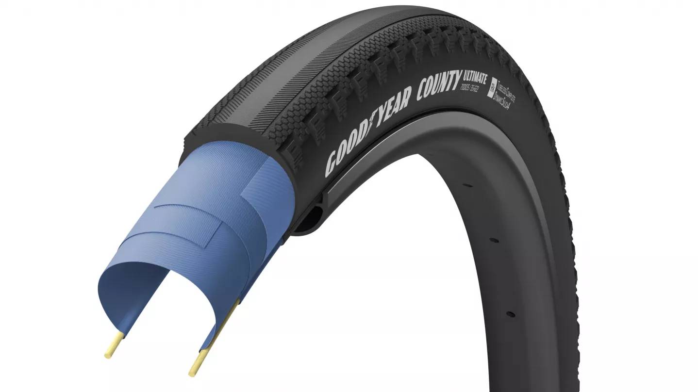 Фотографія Покришка 700x40 (40-622) GoodYear County Tubeless Ready Folding Black, 60tpi