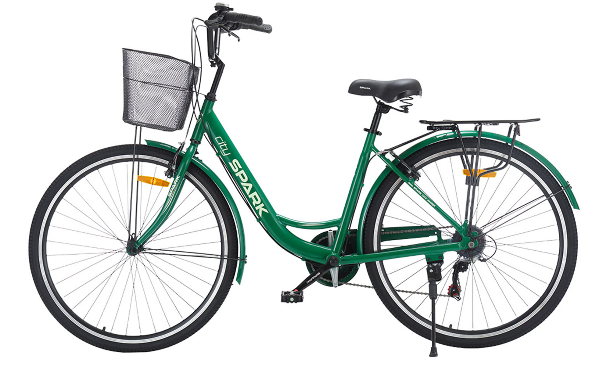 Велосипед SPARK CITY CELINE 28", размер L, рама 18", год 2026, зелёный 2 Велосипед SPARK CITY CELINE 28", размер L, рама 18", год 2026, зелёный 2