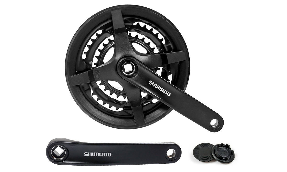 Фотографія Шатун SHIMANO FC-TY301, 170 мм, 28-38-48Т, під квадрат