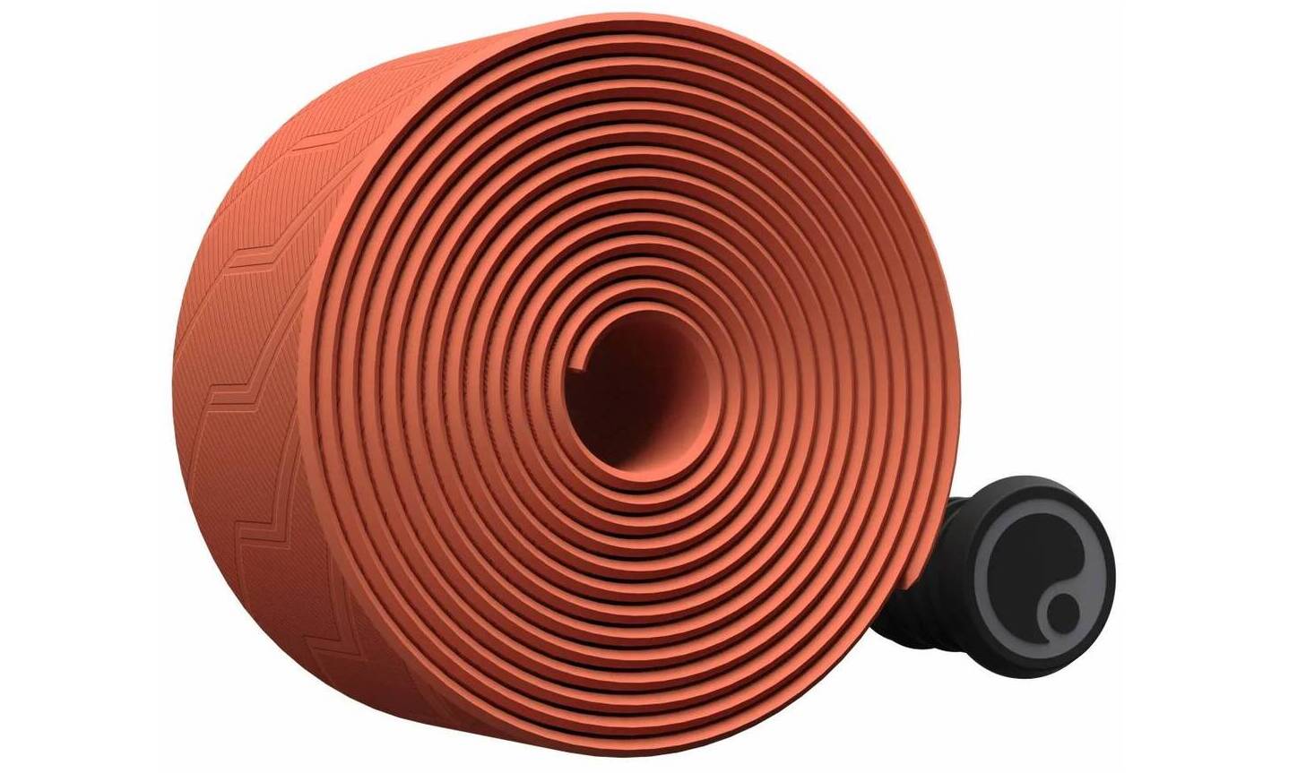 Обмотка руля Ergon BT Gravel, длина 2300 мм, ширина 30мм, заглушки в комплекте, оранжевый 