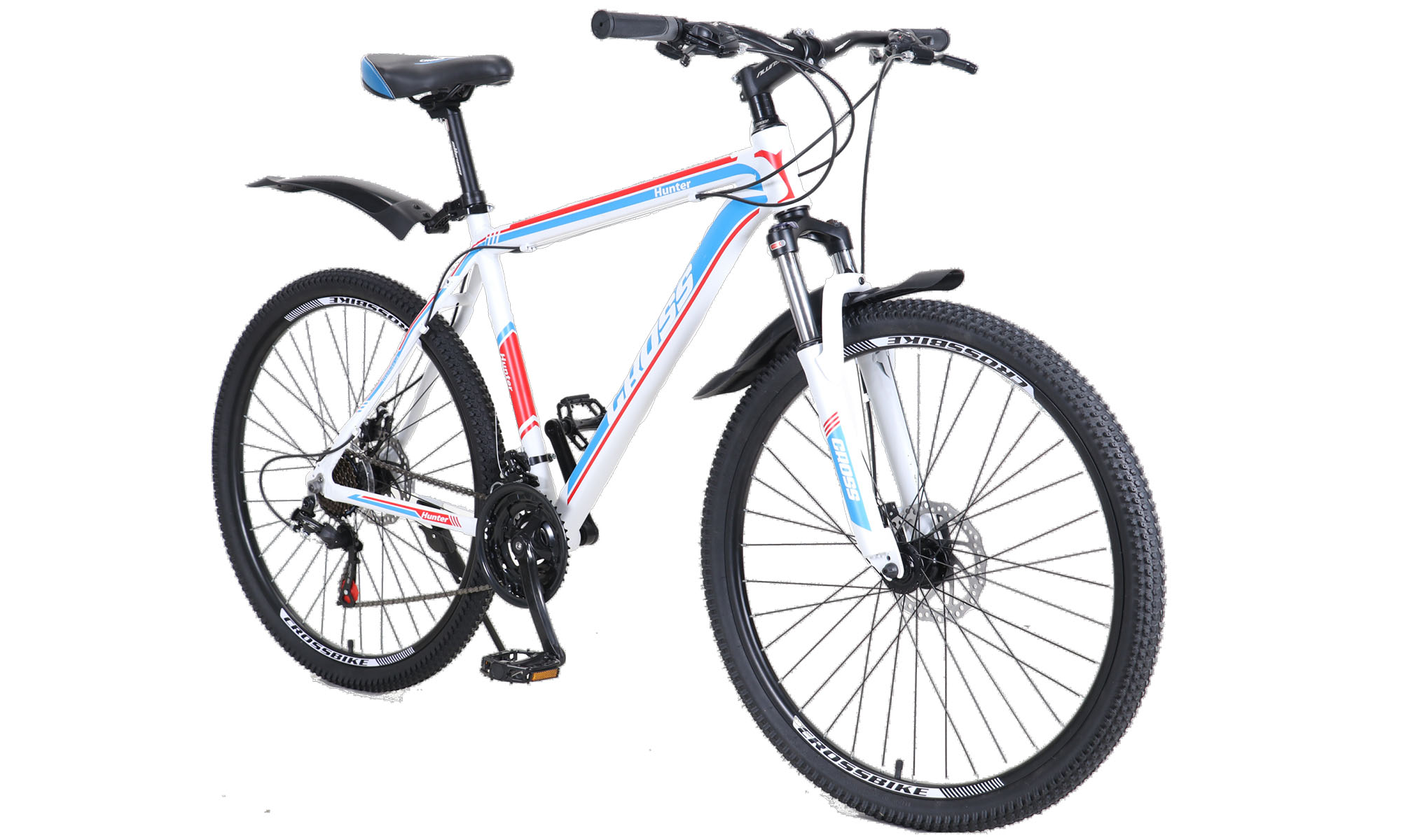 Cross Hunter 27,5 Велосипед, розмір M, кадр 17 ", 2021, білий 