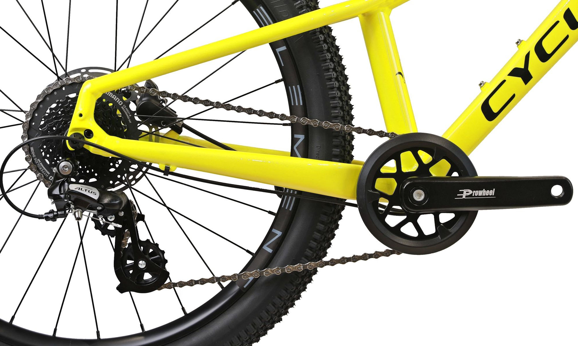 Велосипед CYCLONE ULTIMA 24", розмір XXS, рама 12", 2025, Жовтий 5