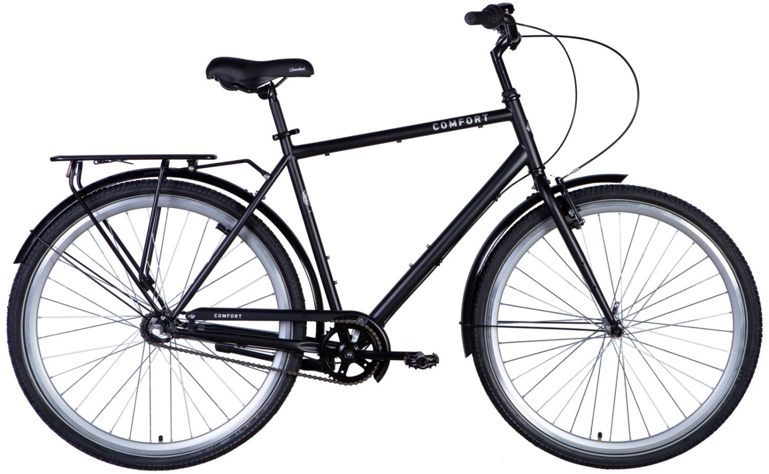Фотографія Велосипед Dorozhnik COMFORT MALE Nexus 28" розмір XL рама 22 2024 Чорний