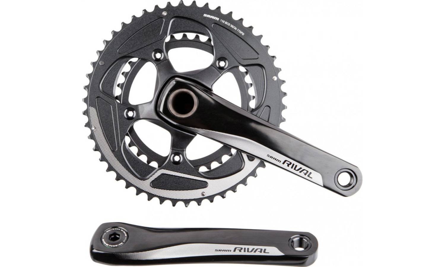 Фотография Шатуны SRAM Crank Set Rival22 GXP 170 50-34 Yaw 2