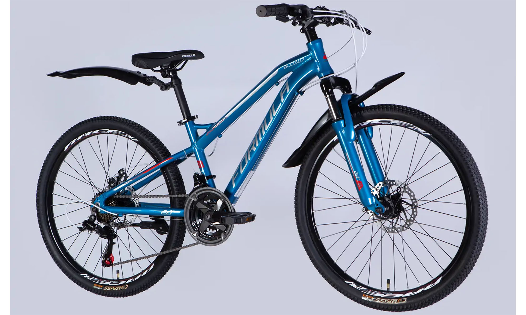 Велосипед Formula BLACKWOOD DD FR, 24", размер XS, рама 12,5", 2026, синий 4