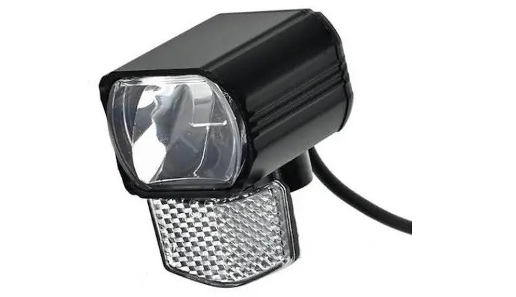 Фара передняя Kands E-bike XC-297E без крепления, 300Lm, черный 