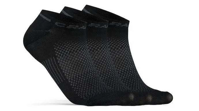 Фотографія Комплект шкарпеток Craft Core Dry Shafless Sock 3 пари, розмір 37-39, сезон SS 23 