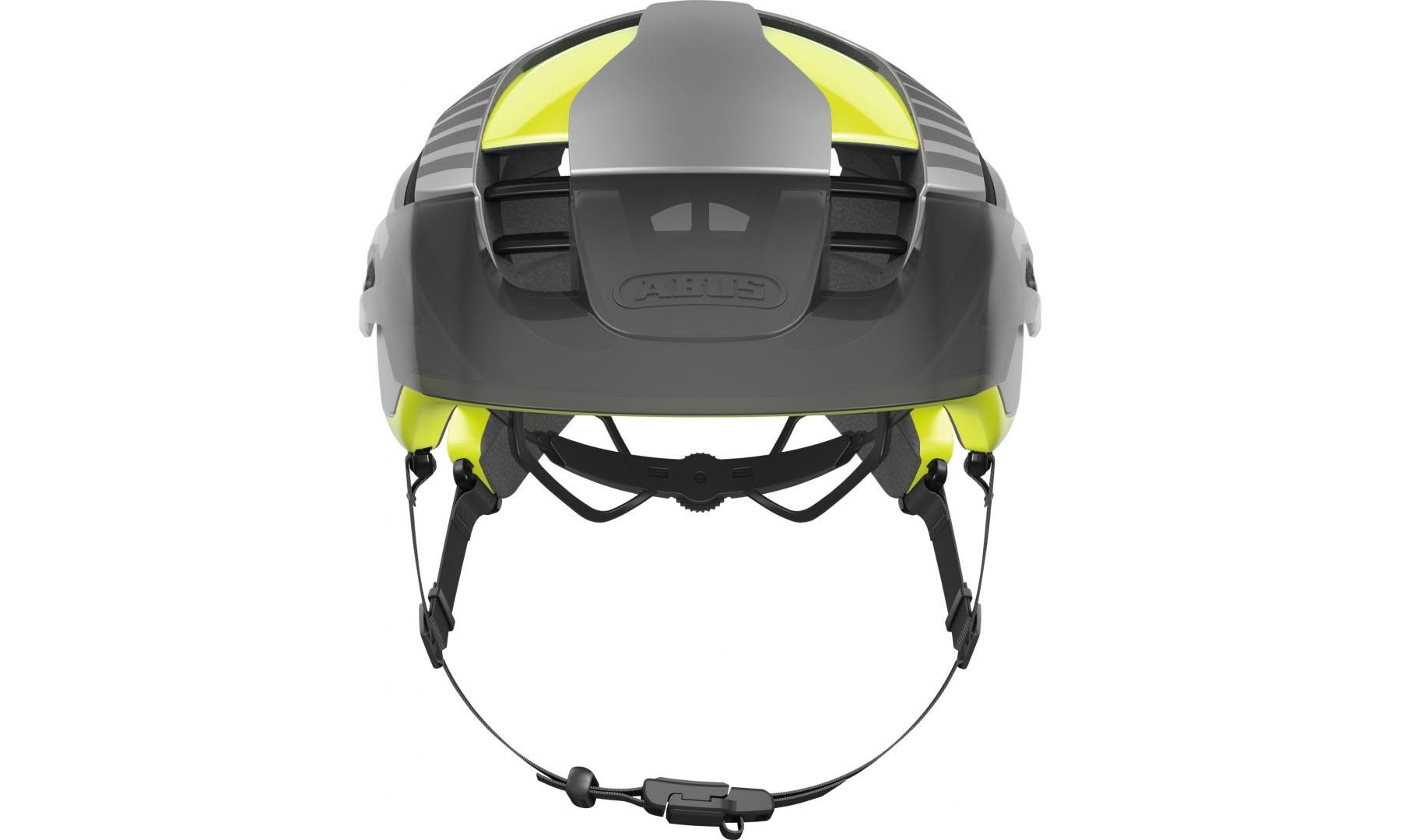 Велошлем спортивный ABUS MONTRAILER QR Neon Yellow, размер M (55-58 см), неоновый желтый 4