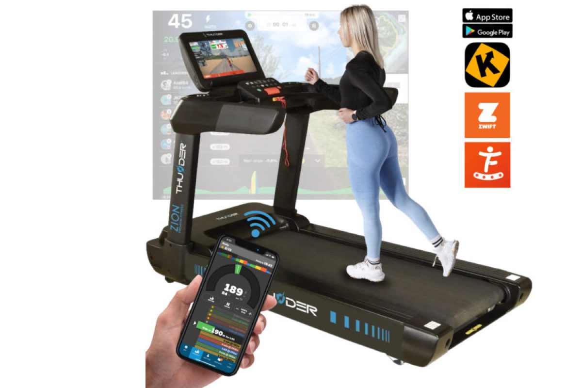 Беговая дорожка THUNDER ZION-TFT-BLACK 5