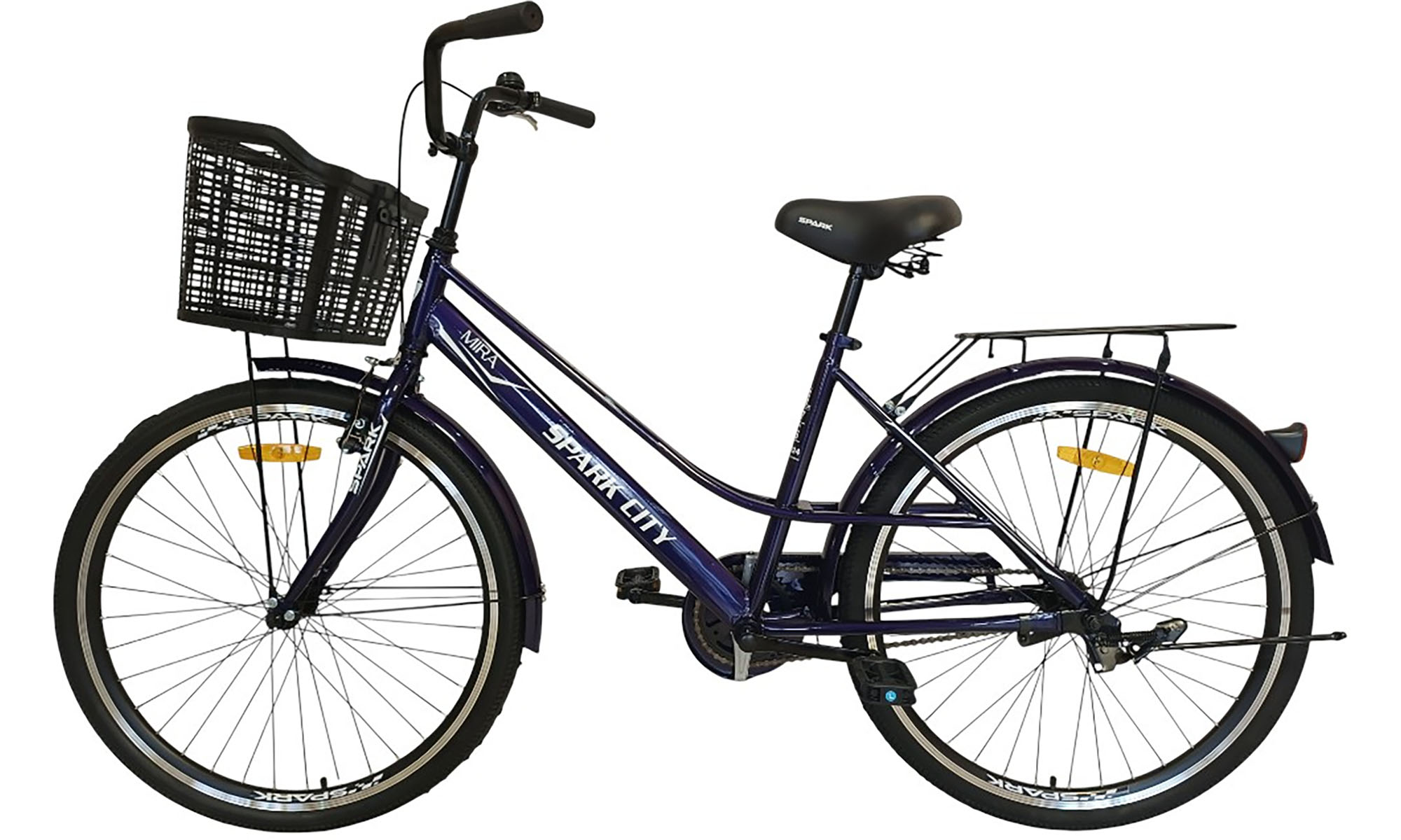 Велосипед SPARK CITY MIRA 26", размер M, рама - 17", год 2026, синий 4 Велосипед SPARK CITY MIRA 26", размер M, рама - 17", год 2026, синий 4