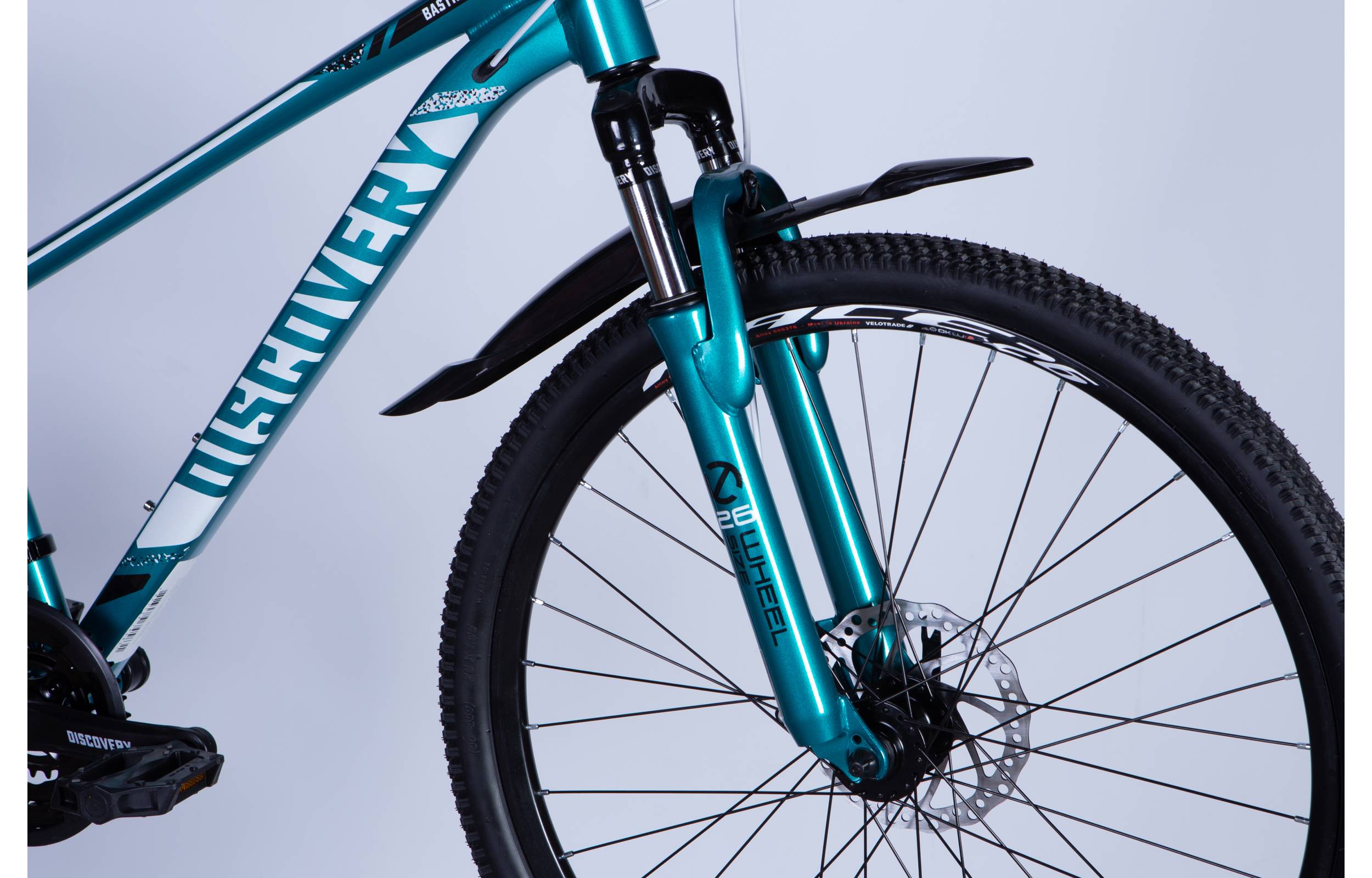 Велосипед Discovery BASTION DD 26" размер М рама 18" 2025 бирюзовый 3 Велосипед Discovery BASTION DD 26" размер М рама 18" 2025 бирюзовый 3