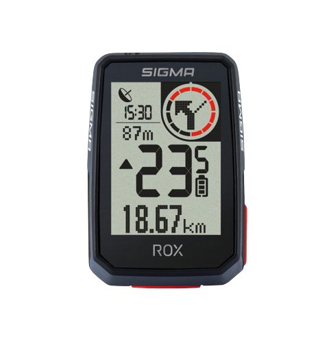 Фотография Велокомпьютер Sigma Sport ROX 2.0 Top Mount, Черный 2