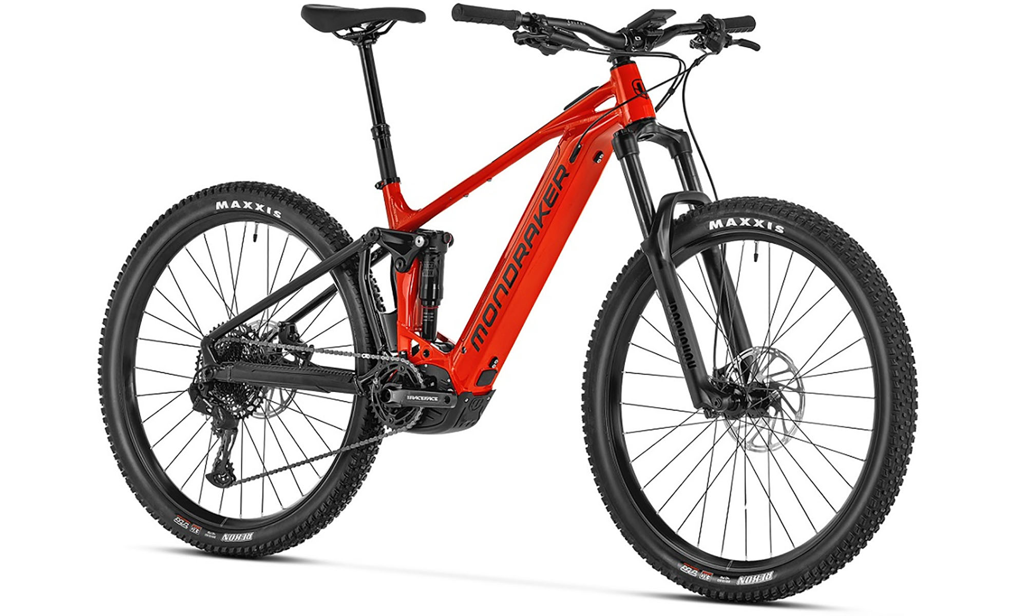 Электровелосипед MONDRAKER CHASER 29", размер M, 160mm, 625Wh Bosch Performance Line CX, красно-черный 3