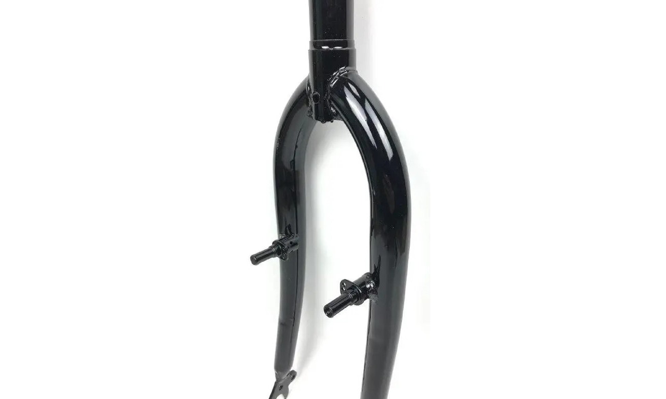 Фотография Вилка сталь TDL 20" V-brake, шток 200 мм, черный 3