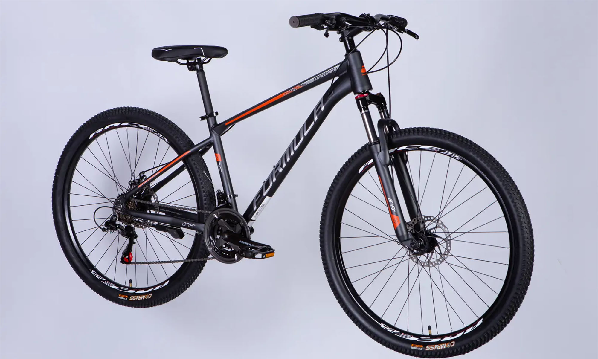 Велосипед Formula MOTION DD FR, 27.5", розмір S, рама-16", рік 2026, темно-сірий 2 Велосипед Formula MOTION DD FR, 27.5", розмір S, рама-16", рік 2026, темно-сірий 2