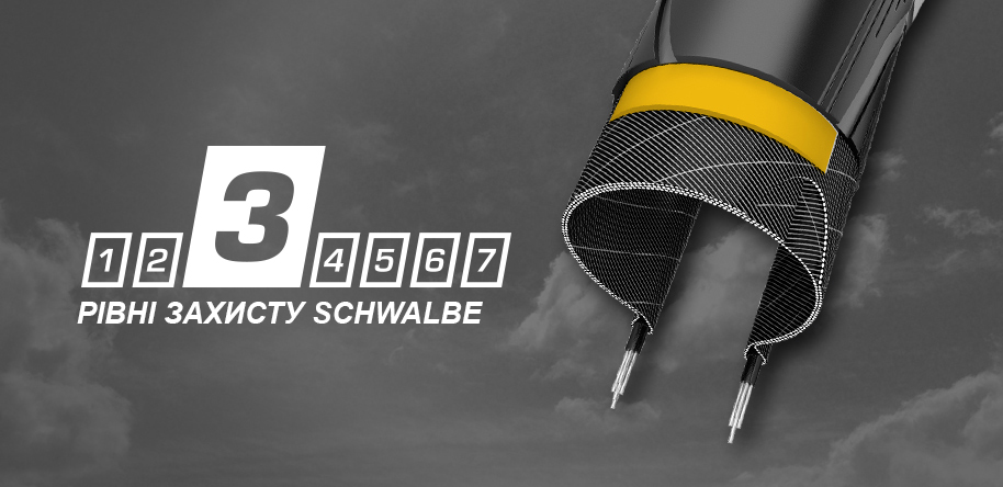 Фотографія Покришка 26x1.95 (50-559) Schwalbe CITY JET HS474 K/Guard B/B-SK SBC black 2