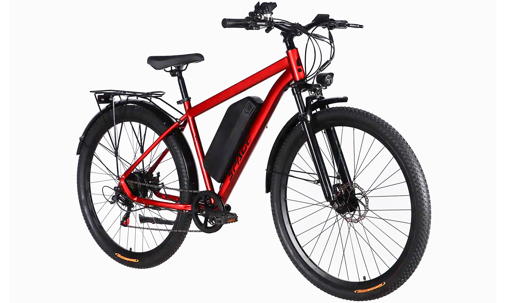 Велосипед с электроприводом SPACE SIRIUS DD FR 29", размер L, рама-19", 48B, 15.6А*ч, 500Вт, год 2026, красный 3