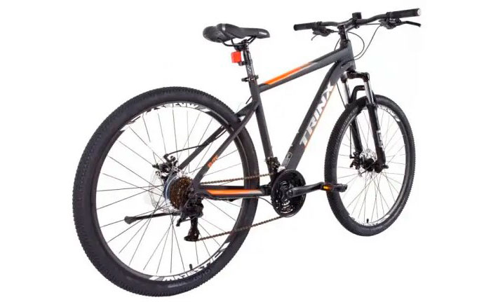 Фотография Велосипед Trinx M100 PRO 29" размер L рама 19 2022 Matt-Black-Red-White 3
