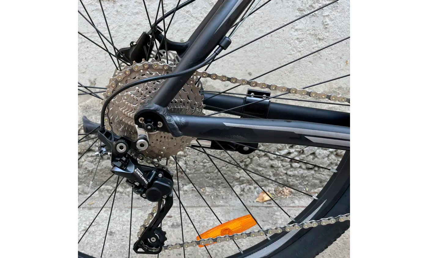 Фотографія Велосипед Сrosser One Deore 29" розмір XL рама 21 2022 Чорно-сірий 6