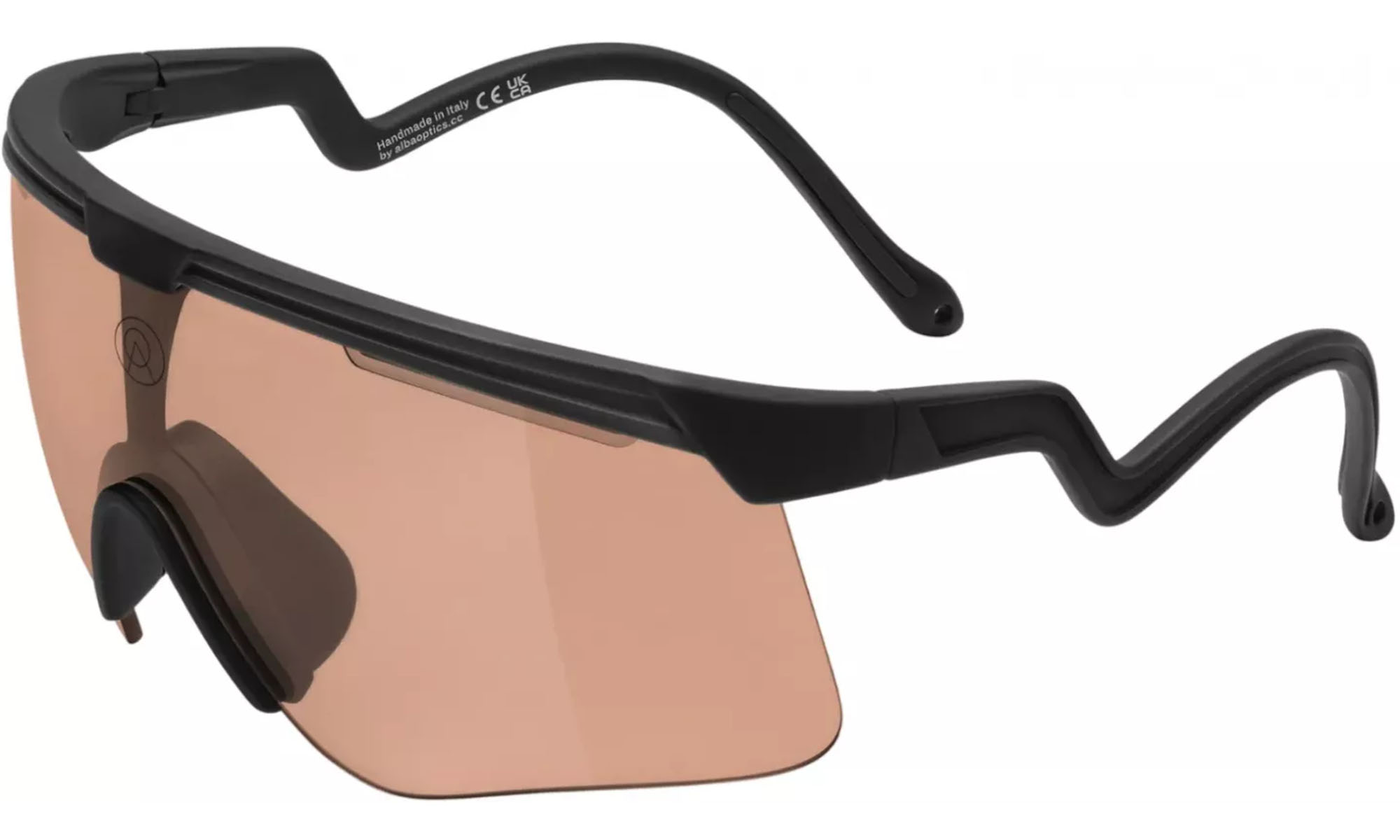 Окуляри Alba Optics DELTA Black VZUM Salmon 