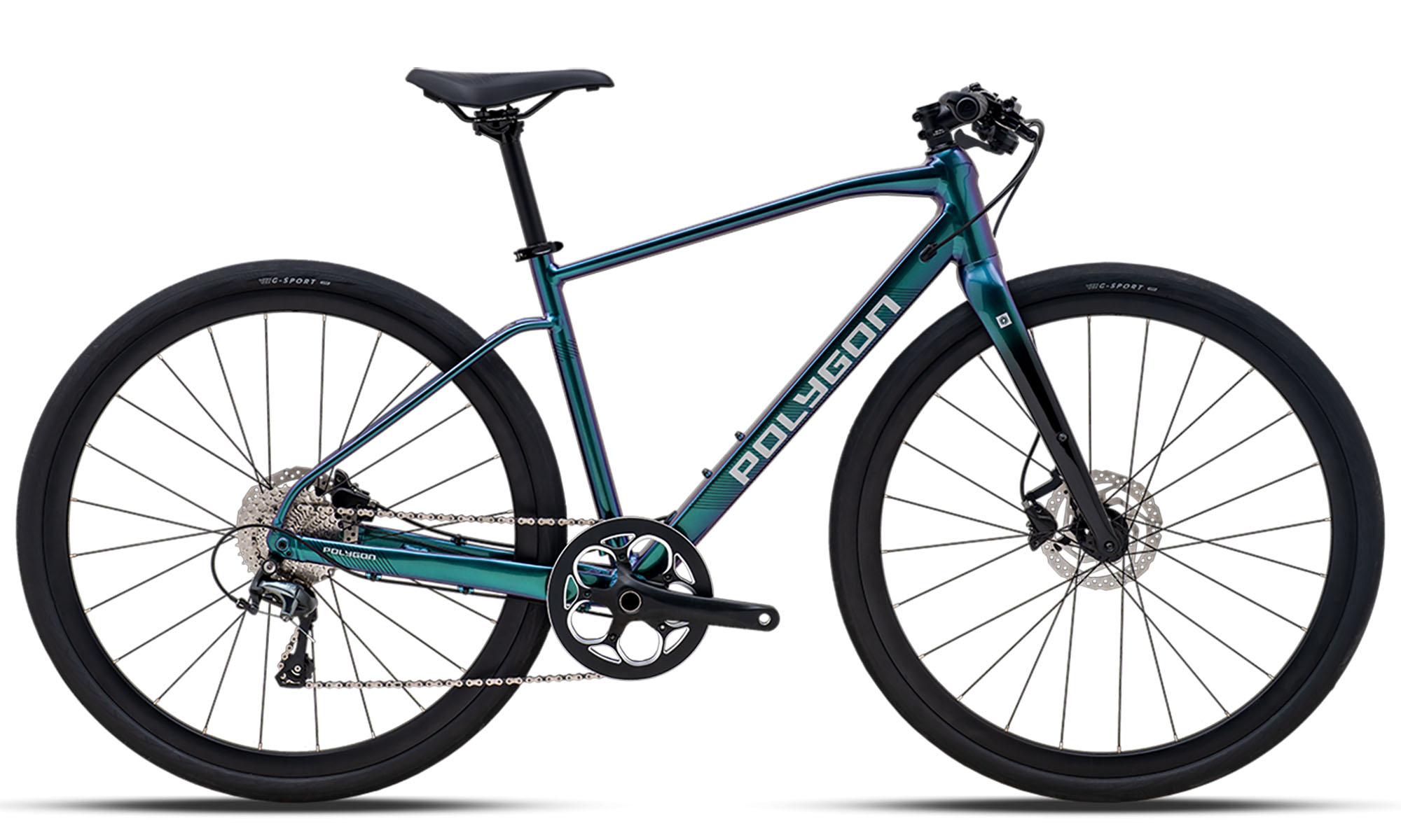 Велосипед POLYGON PATH 4 28" (700C), розмір L, рік 2026, синьо-зелений 