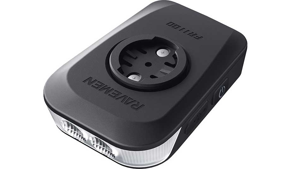 Велосипедна фара Ravemen FR1100 (1100 lm, 2500 mAh) з кріпленням для Garmin та виносним кріпленням 