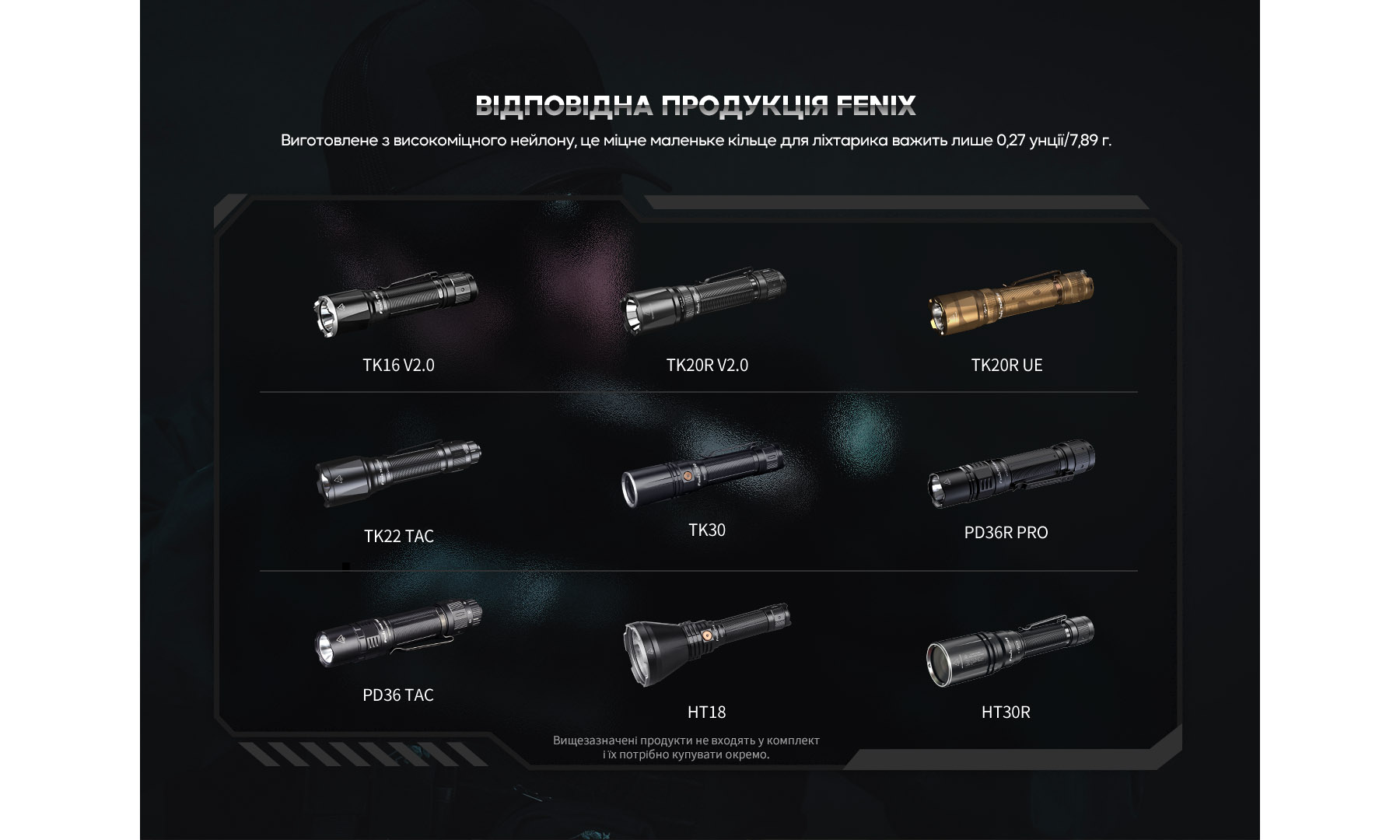 Кольцо тактическое для фонаря Fenix ALR-01 5 Кольцо тактическое для фонаря Fenix ALR-01 5