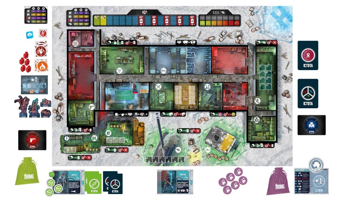 Настольная игра Нечто (The Thing: The Boardgame) 5 Настольная игра Нечто (The Thing: The Boardgame) 5