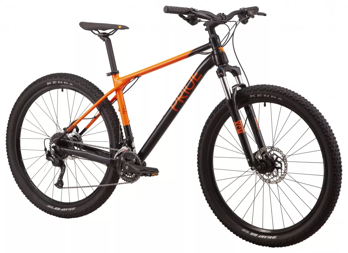 Фотографія Велосипед Pride REBEL 9.1 29" рама L (2022) Чорно-жовтогарячий (гальма SRAM) 2