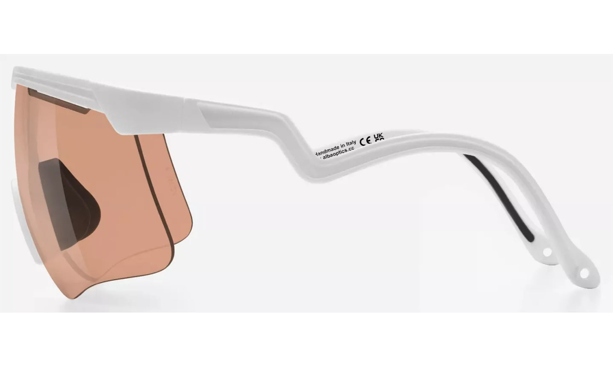 Окуляри Alba Optics DELTA White VZUM Salmon 2 Окуляри Alba Optics DELTA White VZUM Salmon 2