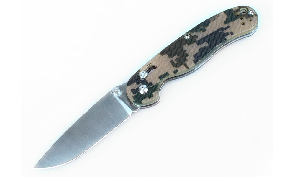Фотография Складной нож Ganzo G727 коричнево-бежевый