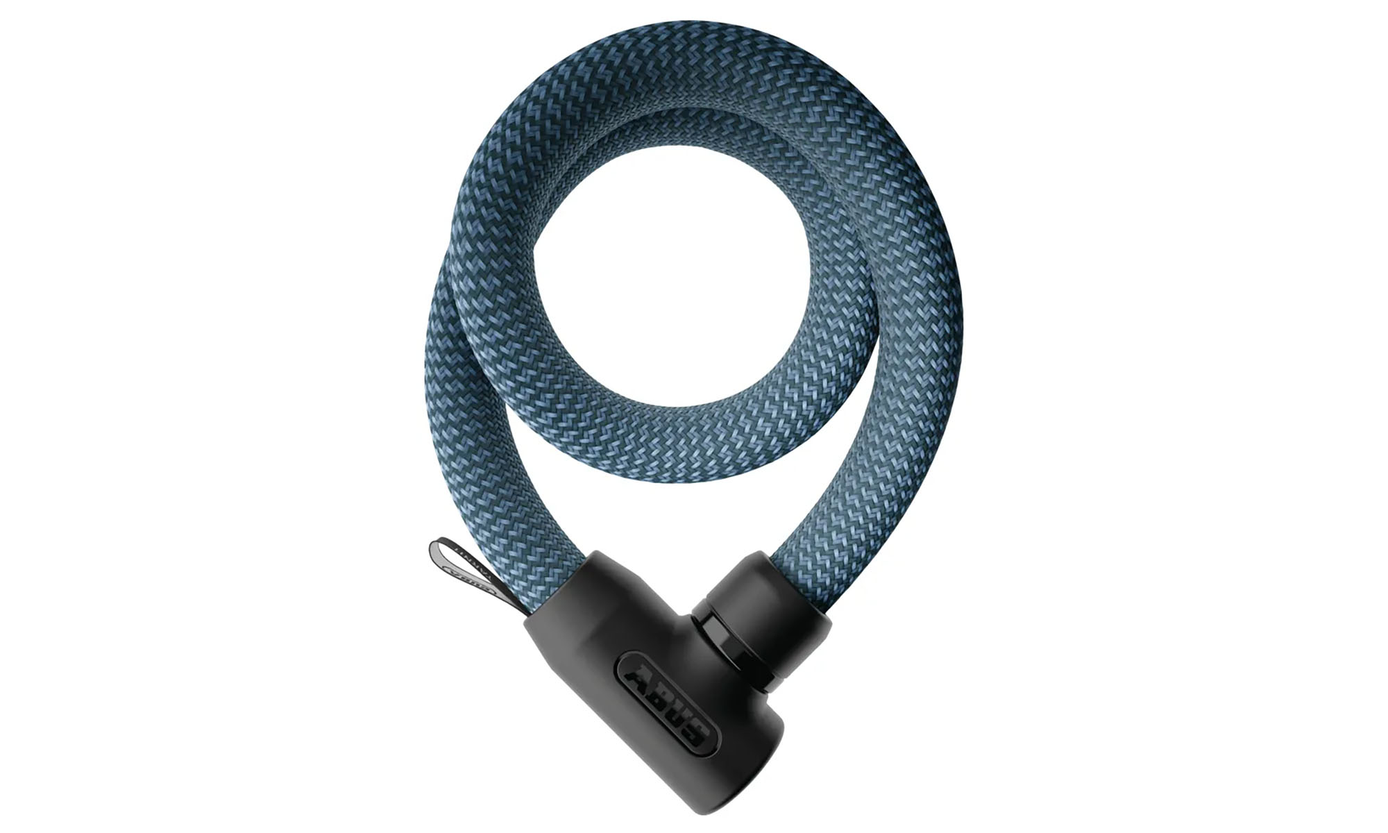 Замок с цепью ABUS 4004K/110 denim blue Yarnit, синий 