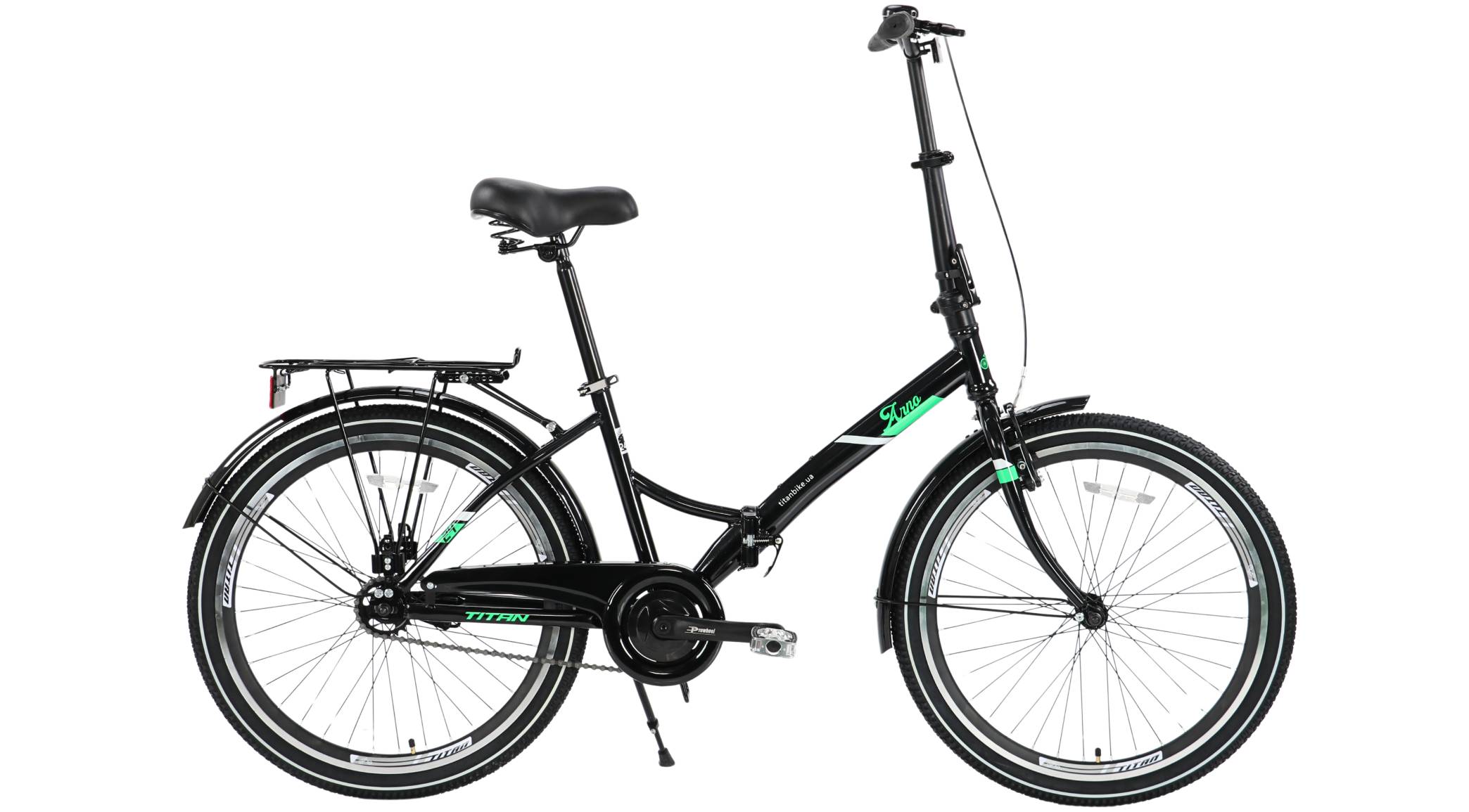 Фотография Велосипед TITAN Arno 24", размер XS рама 13" (2024), Чёрный
