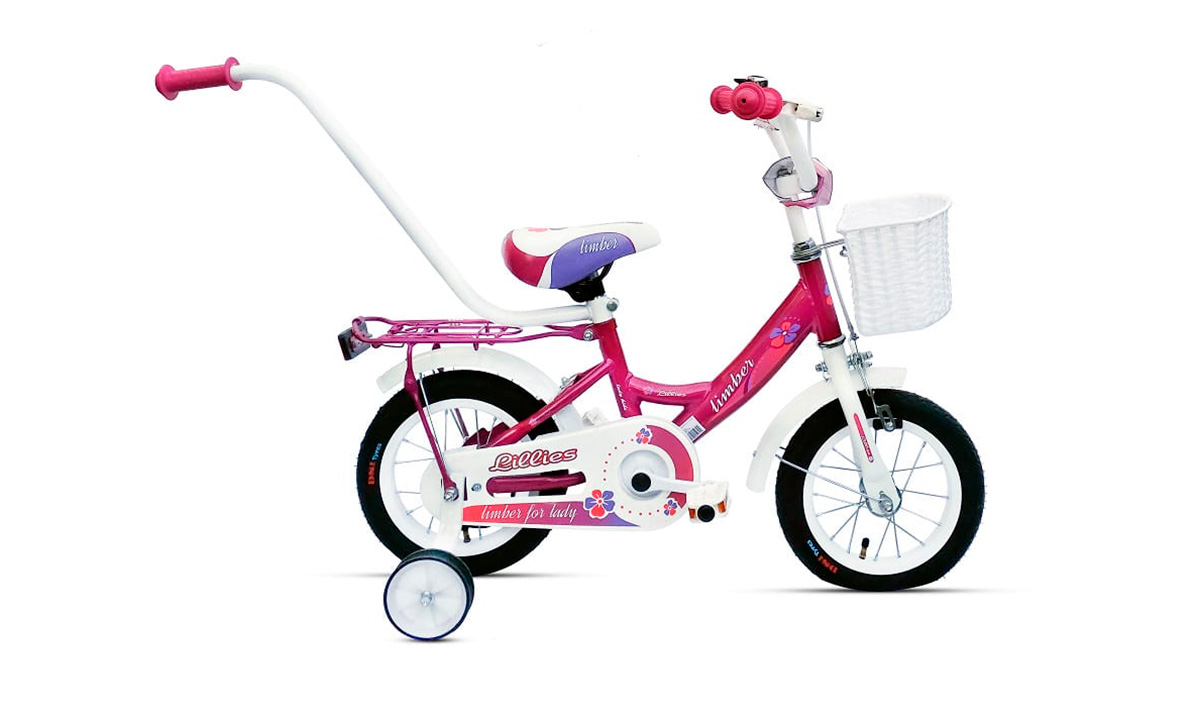 Велосипед Monteria Limber Girl 12" (2021) 2021 Черно-розовый