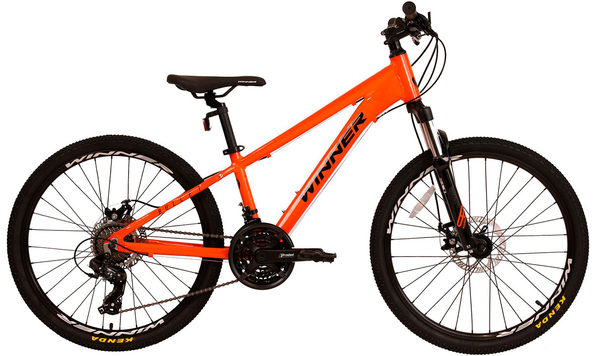 Фотография Велосипед WINNER BULLET 24" 2021 Оранжевый