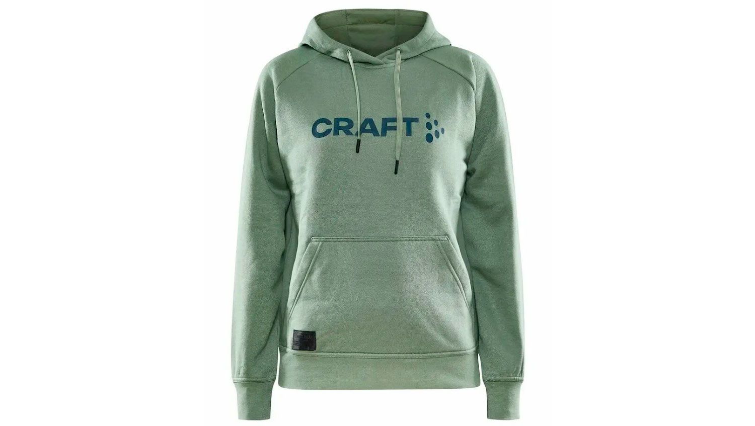 Фотография Кофта Craft CORE Craft Hood женская, размер M, сезон AW 22, зеленый 