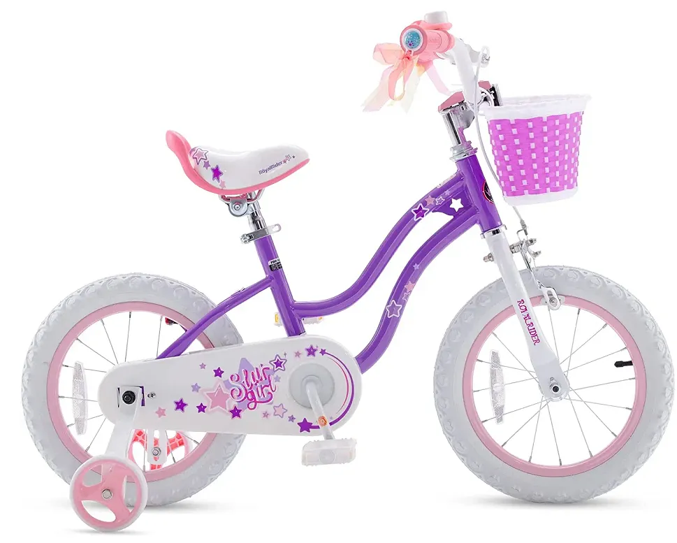 Фотографія Велосипед RoyalBaby STAR GIRL 14" (2022), Фіолетовий