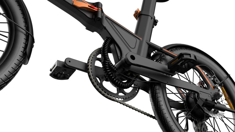 Електровелосипед Kugoo Kirin V2 (250 Вт, 7,5 Ah, 36 В), 20", чорний 9