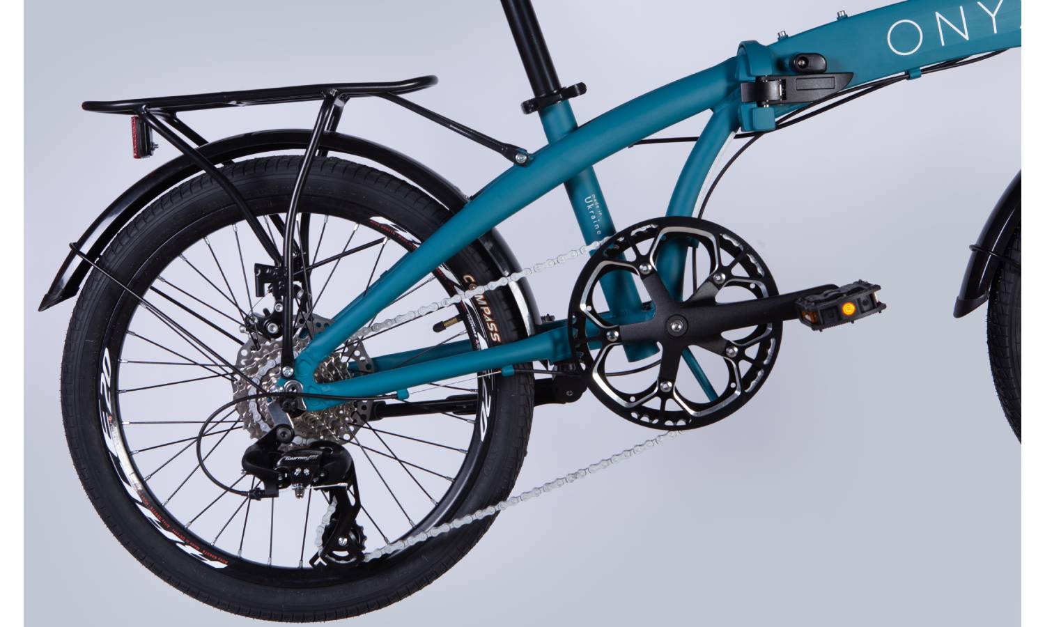 Велосипед Dorozhnik ONYX DD CS 20" рама 10,5" 2025 бірюзовий (матовий) 6