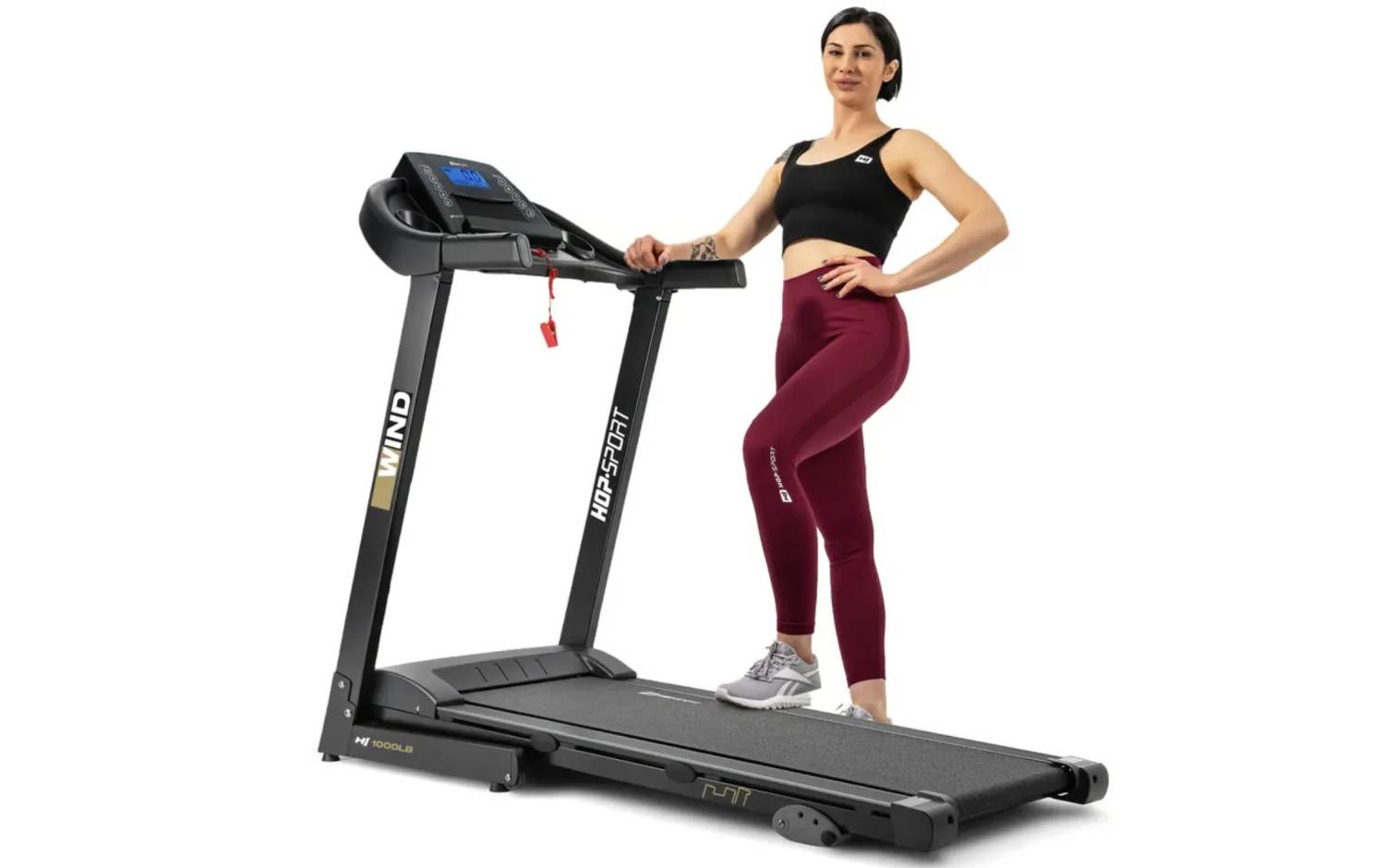 Бігова доріжка Hop-Sport HS-1000LB Wind сірий 15 Бігова доріжка Hop-Sport HS-1000LB Wind сірий 15