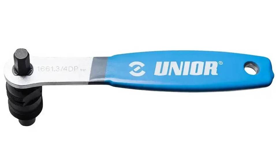 Знімач стандартних шатунів Unior Tools, шатунів Shimano Octalink і Isis з ручкою 