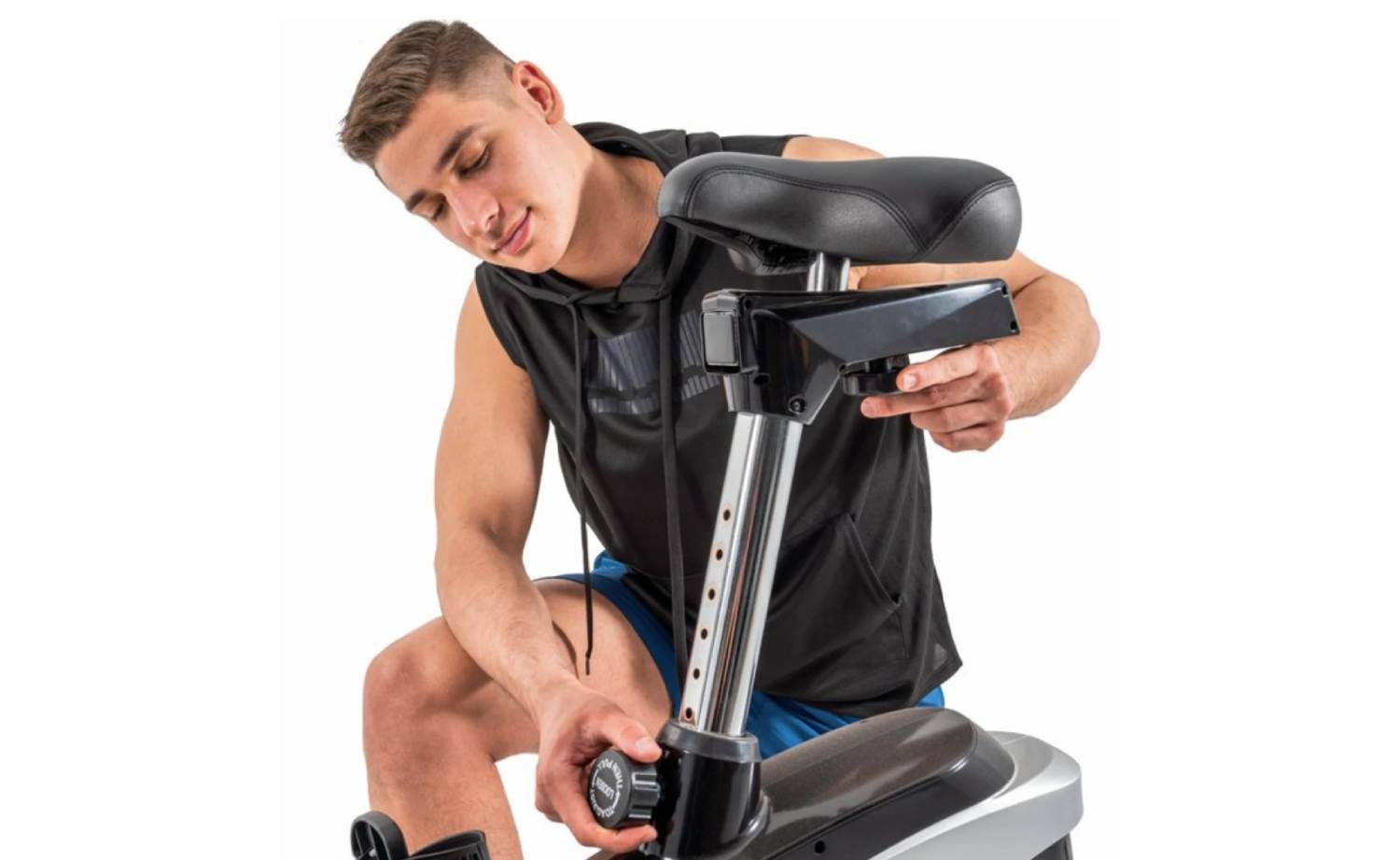 Велотренажер Hop-Sport HS-090H Apollo iConsole+ белый 10