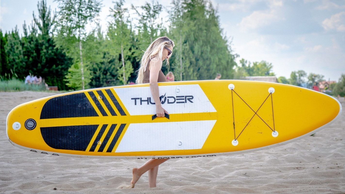 Сапборд SUP THUNDER COAST YELLOW 320 4 Сапборд SUP THUNDER COAST YELLOW 320 4