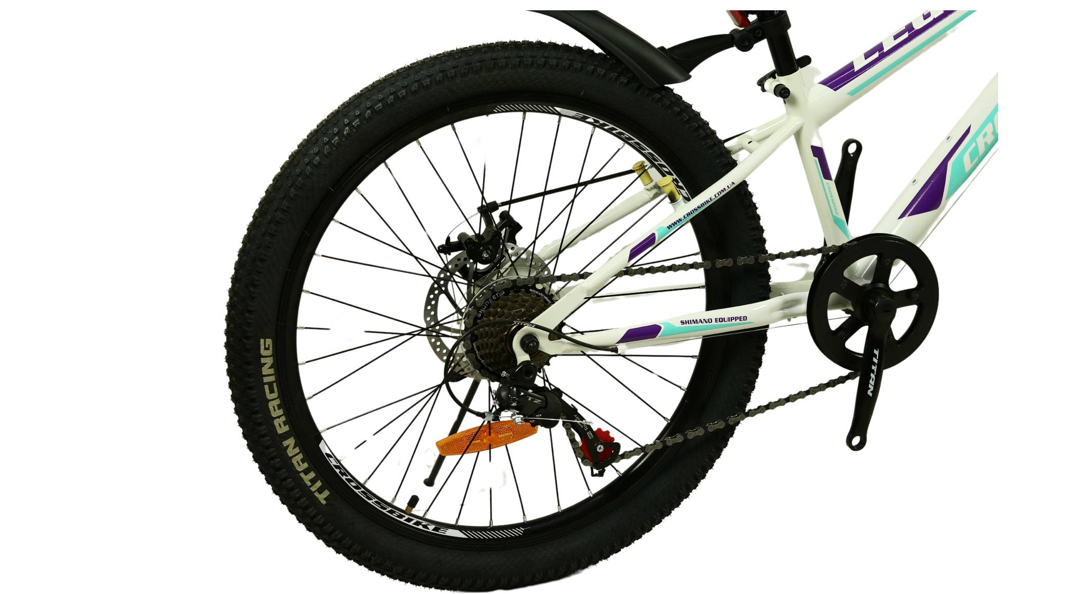 Велосипед CrossBike Legion 24", размер XXS рама 11" (2024), Белый 3