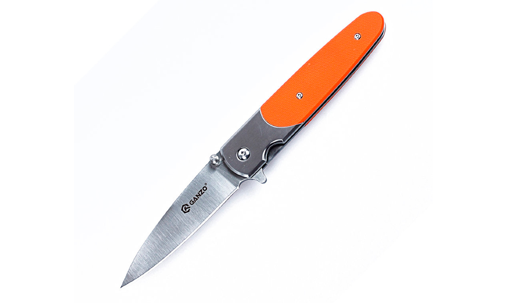 Фотография Складной нож Ganzo G743-1 оранжевый