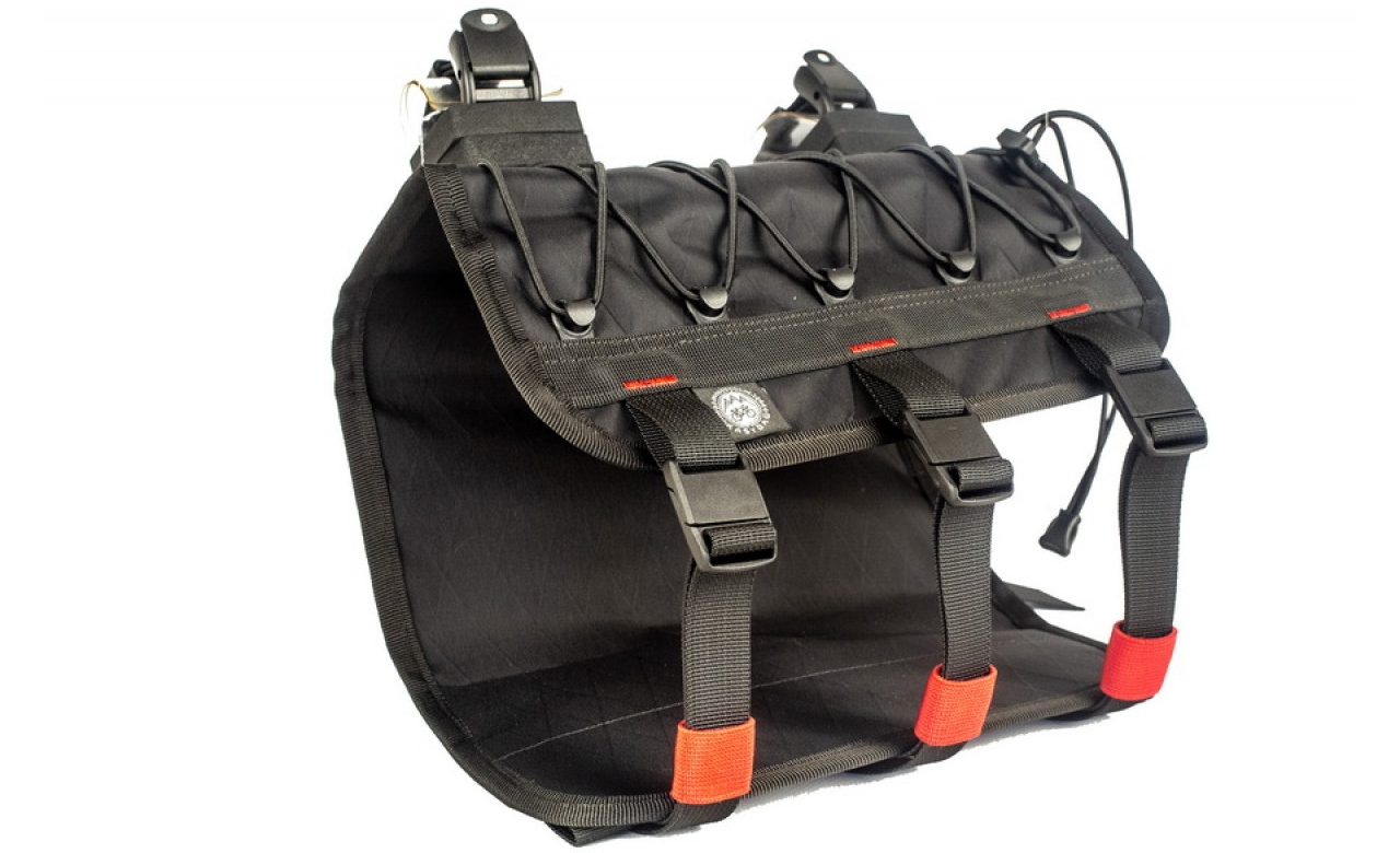 Фотографія Нарульна сумка KasyBag Handlebar X-Roll MTB L Black-Black 11