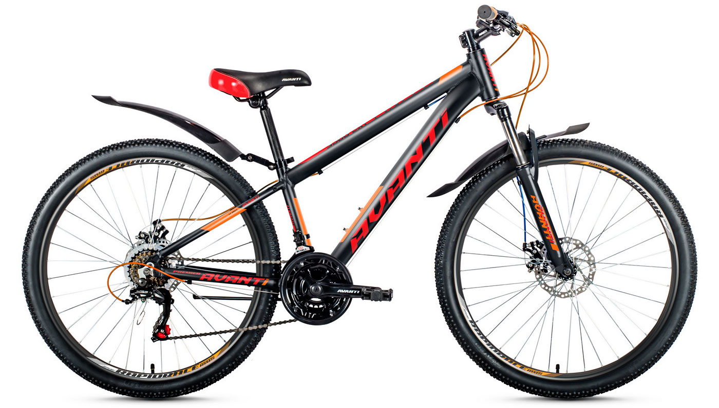 Фотография Велосипед Avanti PREMIER 26" размер XS рама 13" 2024 Черно-оранжевый