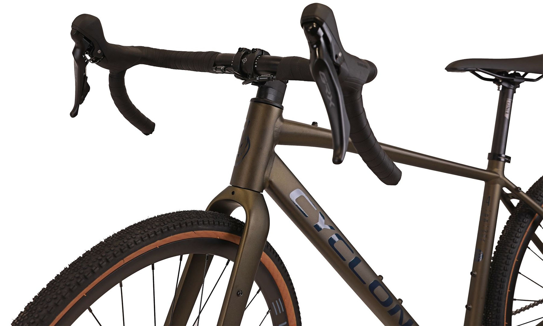 Велосипед Cyclone GSX 28" (700c), розмір рами XL (58 см), 2025, зелено-сірий (мат) 5