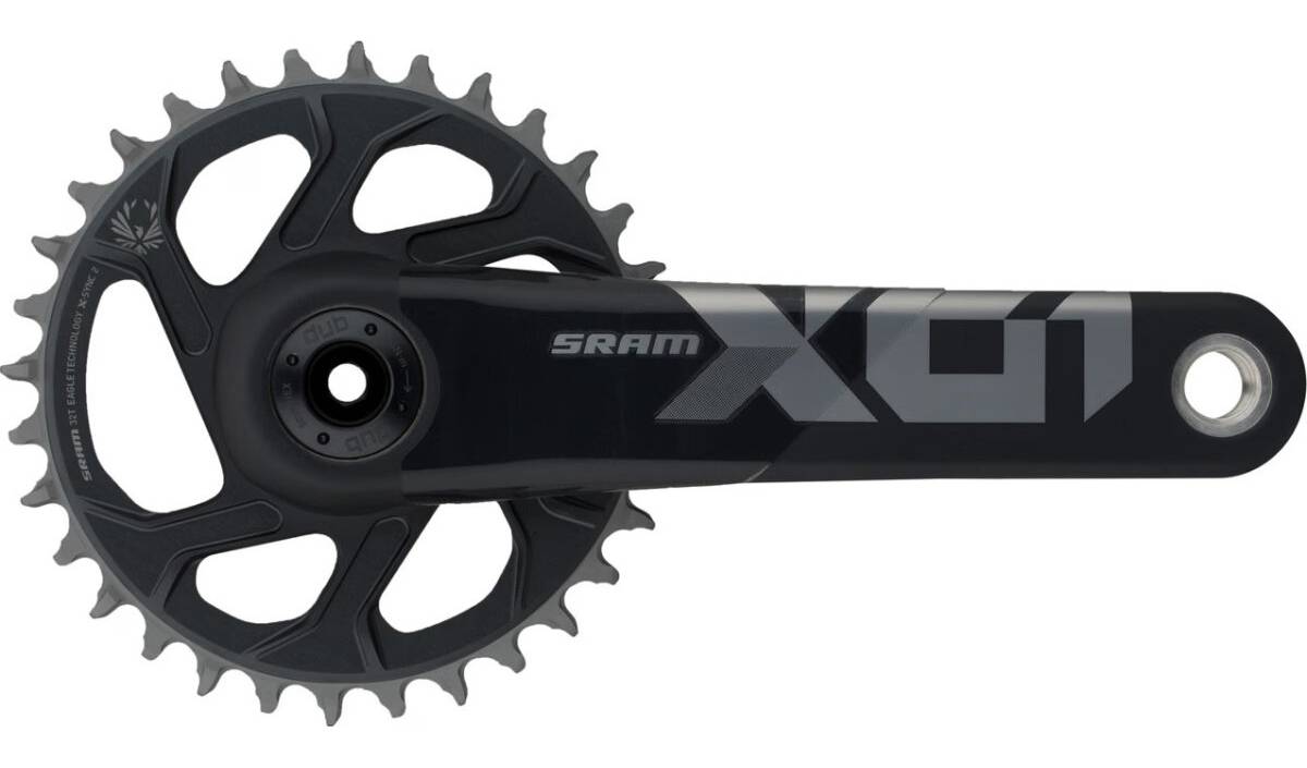 Фотография Шатуны Sram set X01 Eagle DUB 12s 175 w Direct Mount 32T X-SYNC 2 Chainring Lunar Polar (DUB Cups/Bearings not included) C2