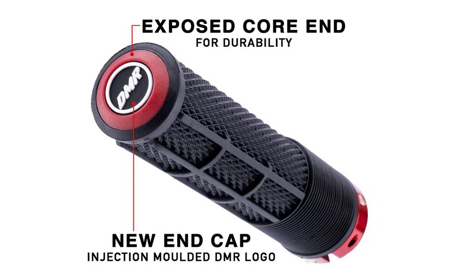 Гріпси DMR DeathGrip2 Race Thick Flangeless Black 4 Гріпси DMR DeathGrip2 Race Thick Flangeless Black 4